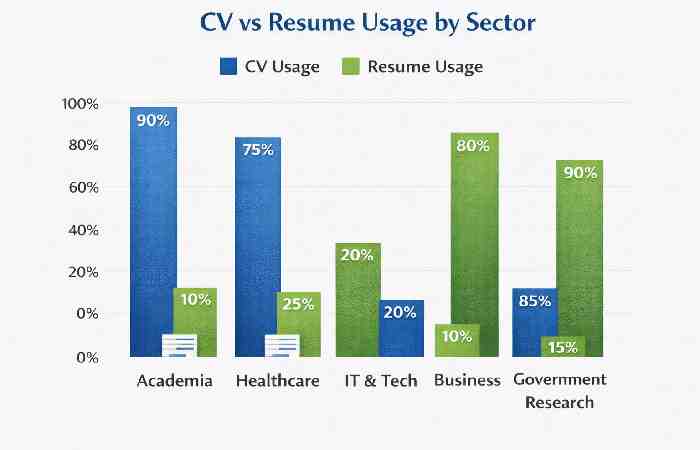 cv vs resume usage