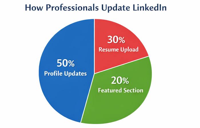 how professionals update linkedIn