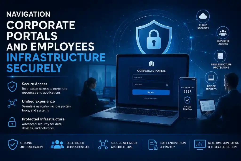 Navigating Corporate Portals and Employee Infrastructure Securely