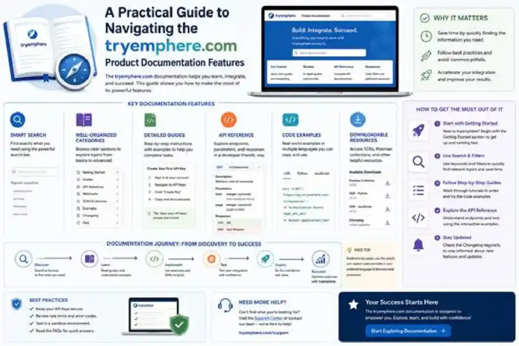 A Practical Guide to Navigating the tryemphere.com product documentation features